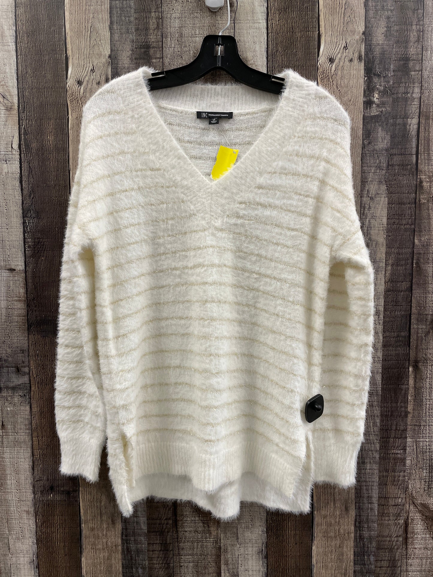 Sweater By Inc In White, Size: Xs