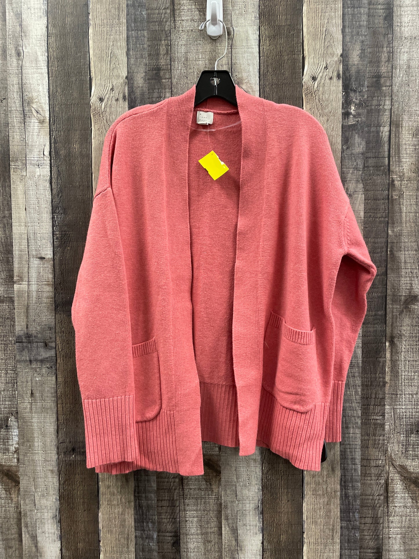 Sweater Cardigan By A New Day In Mauve, Size: M