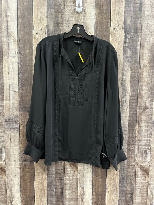 Top Long Sleeve By Ann Taylor In Black, Size: Xl