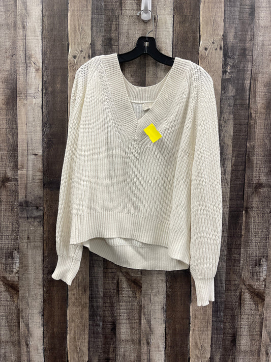 Sweater By A New Day In Ivory, Size: L