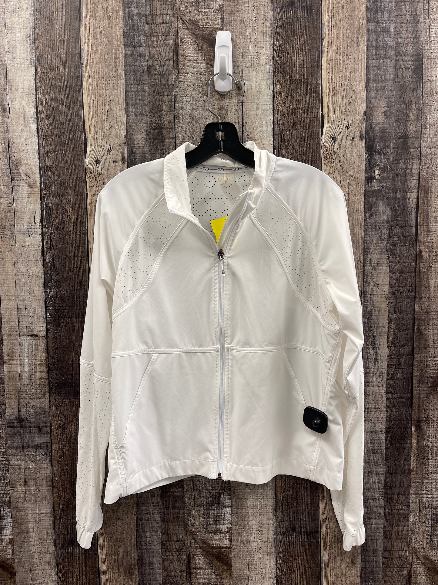 Athletic Jacket By Calia In White, Size: S