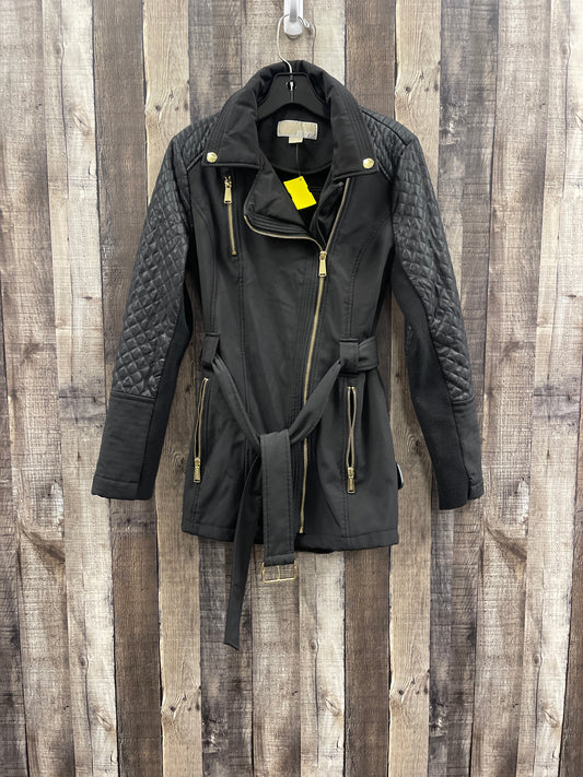 Jacket Designer By Michael Kors In Black, Size: S