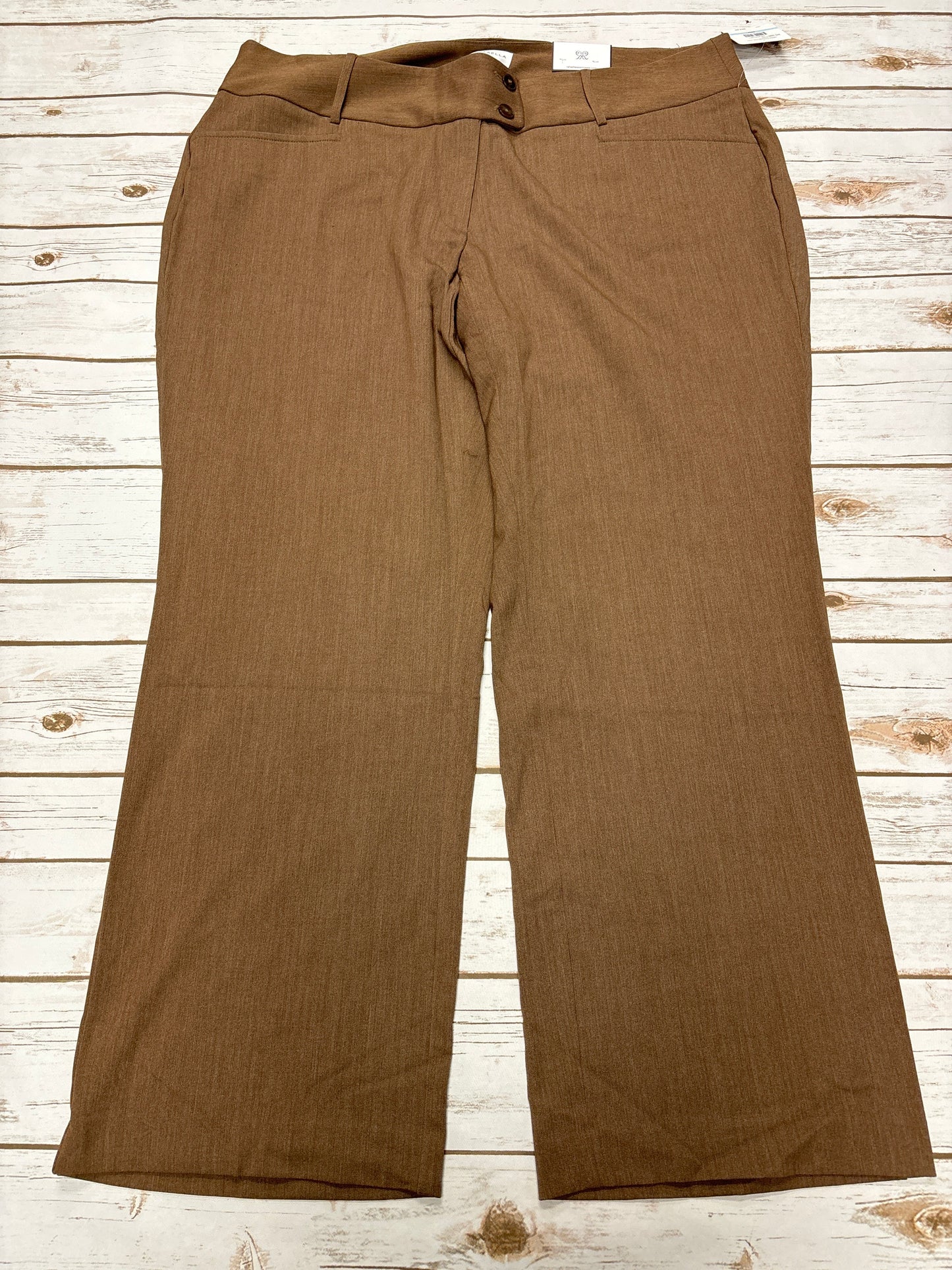 Pants Dress By Rafaella In Tan, Size: 20