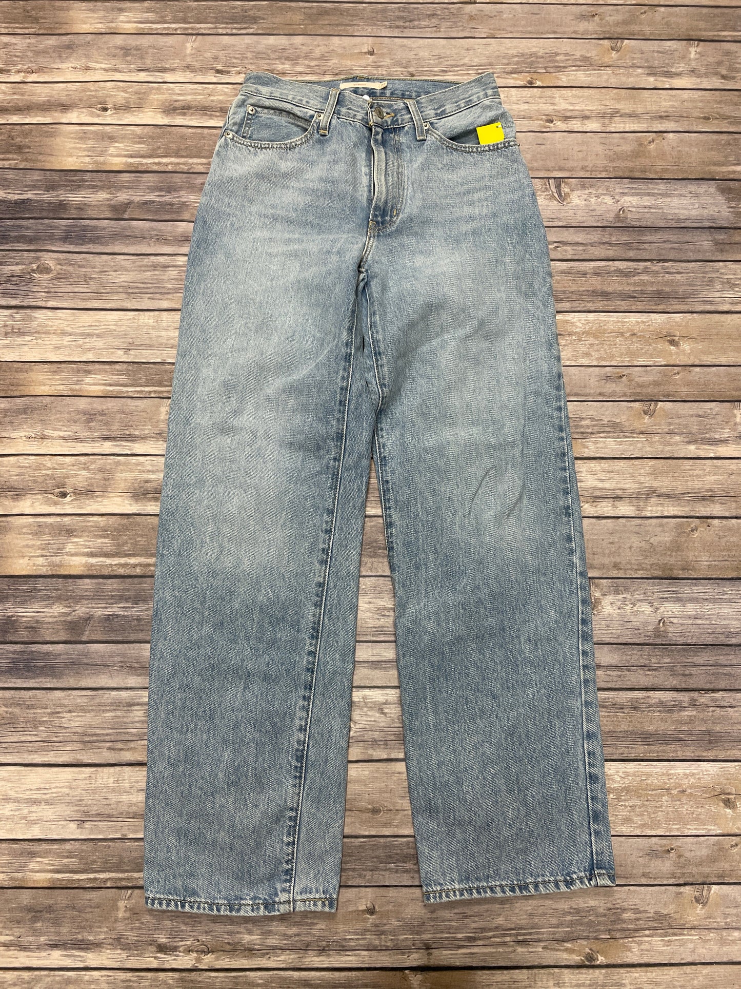 Jeans Straight By Levis In Blue Denim, Size: 4