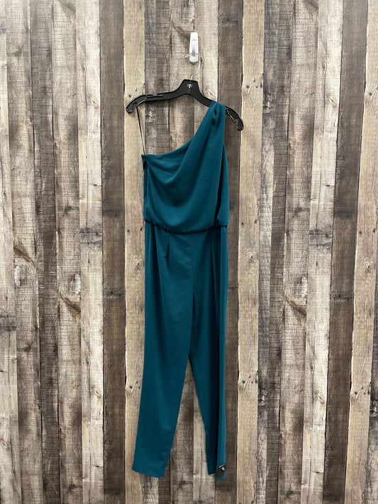 Jumpsuit Designer By Halston In Teal, Size: 0