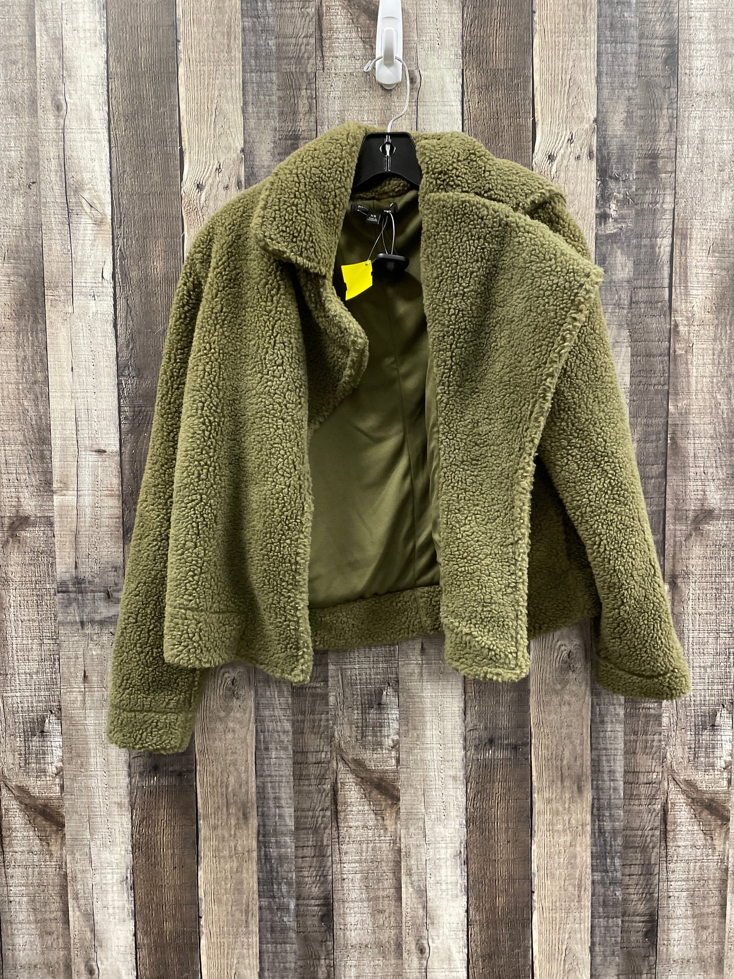 Jacket Fleece By Banana Republic In Green, Size: Xs