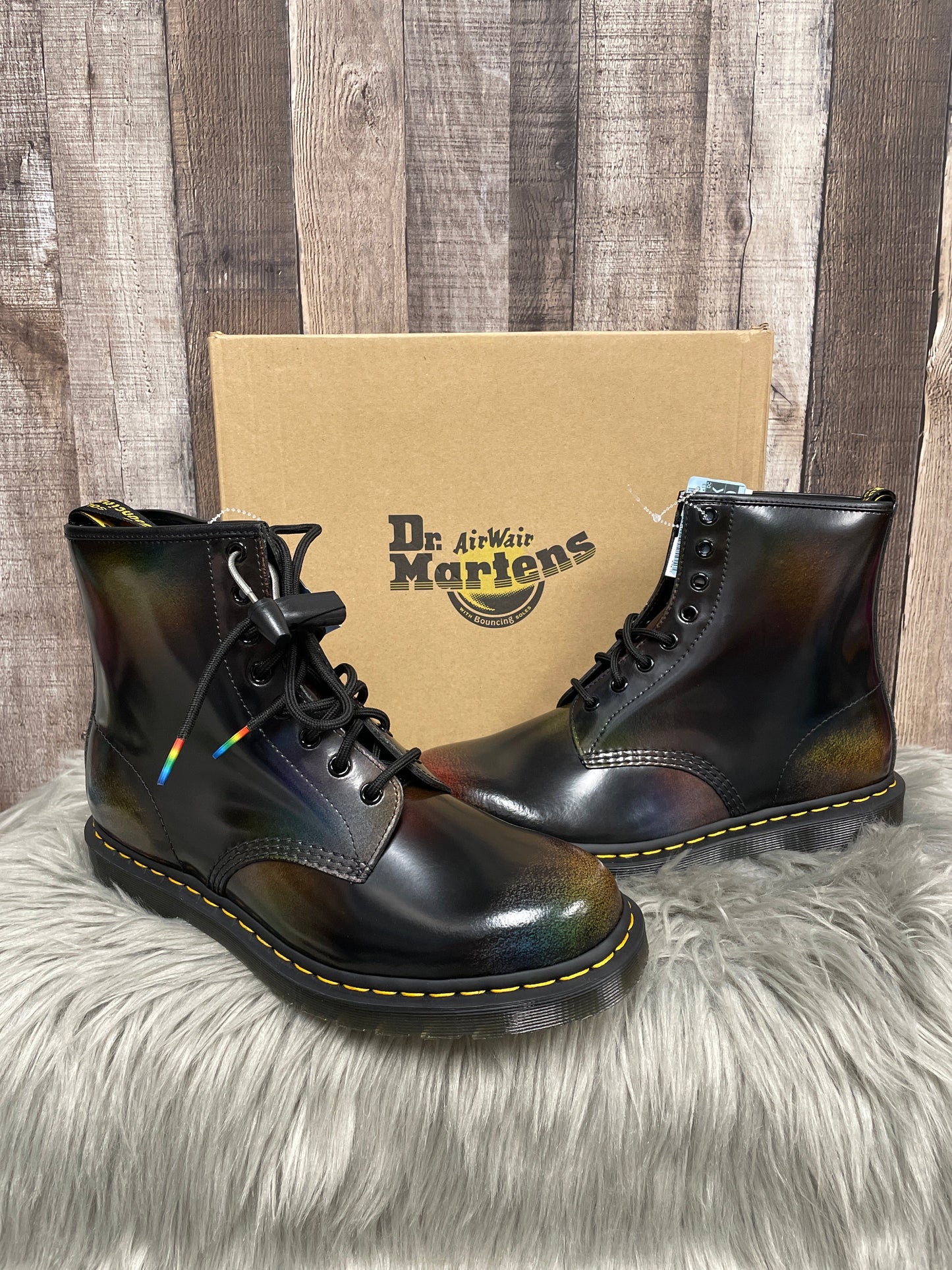 Boots Combat By Dr Martens In Black, Size: 11