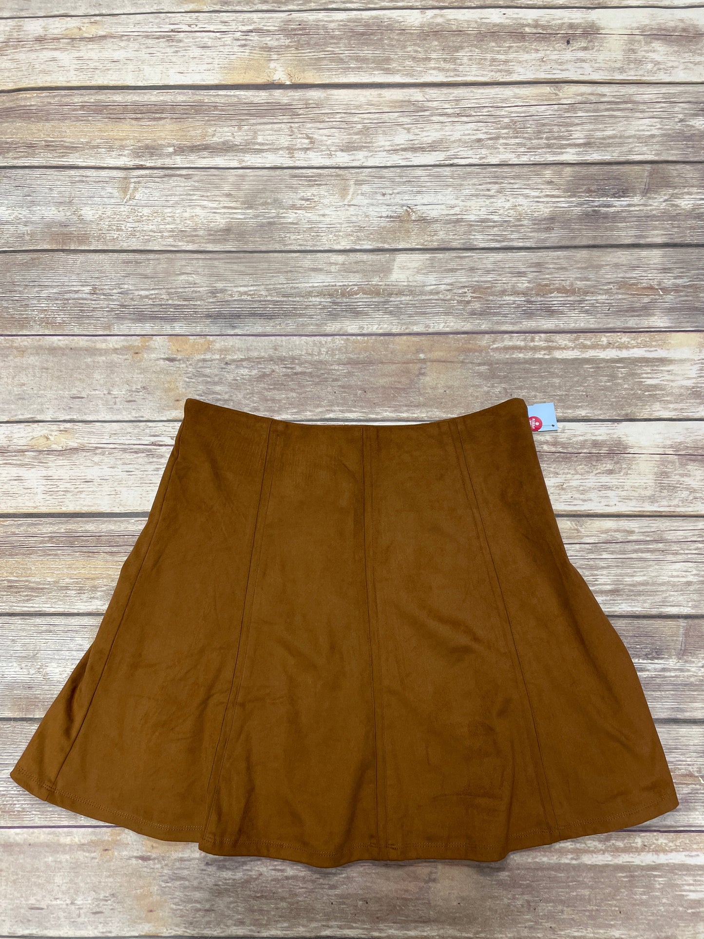 Skirt Midi By Loft In Brown, Size: 8