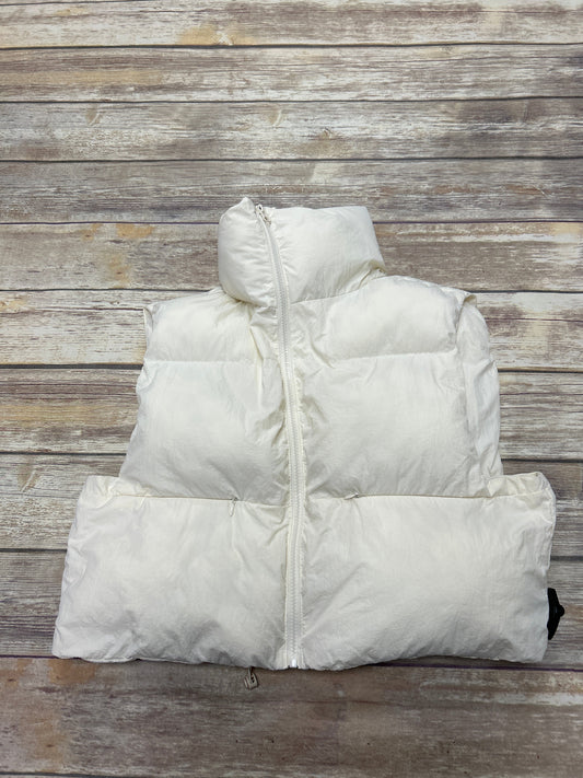 Vest Puffer & Quilted By Cme In Ivory, Size: L