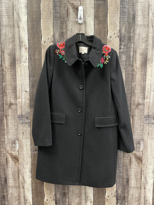 Coat Wool By Loft In Black, Size: M