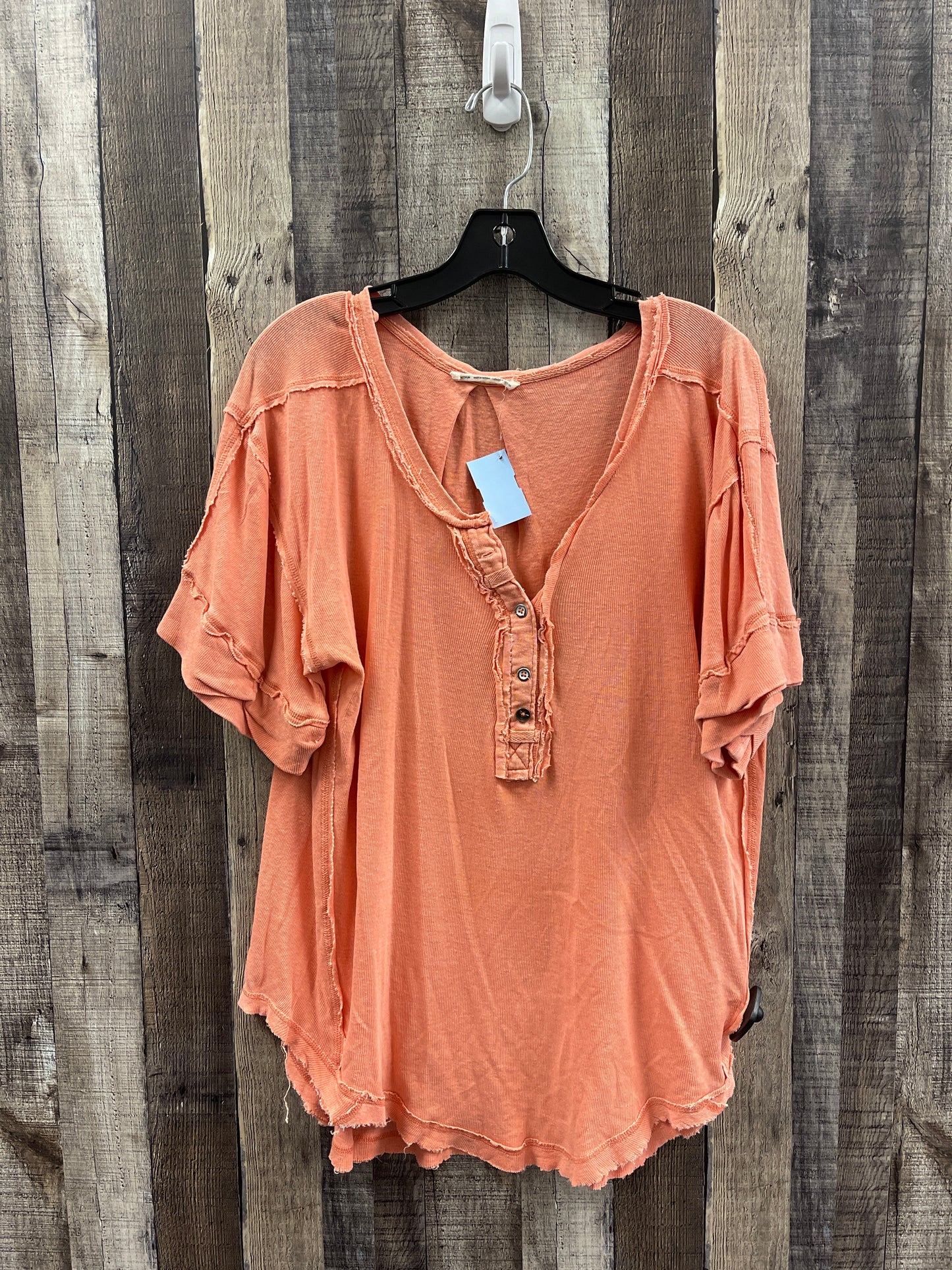 Top Short Sleeve By We The Free In Orange, Size: M