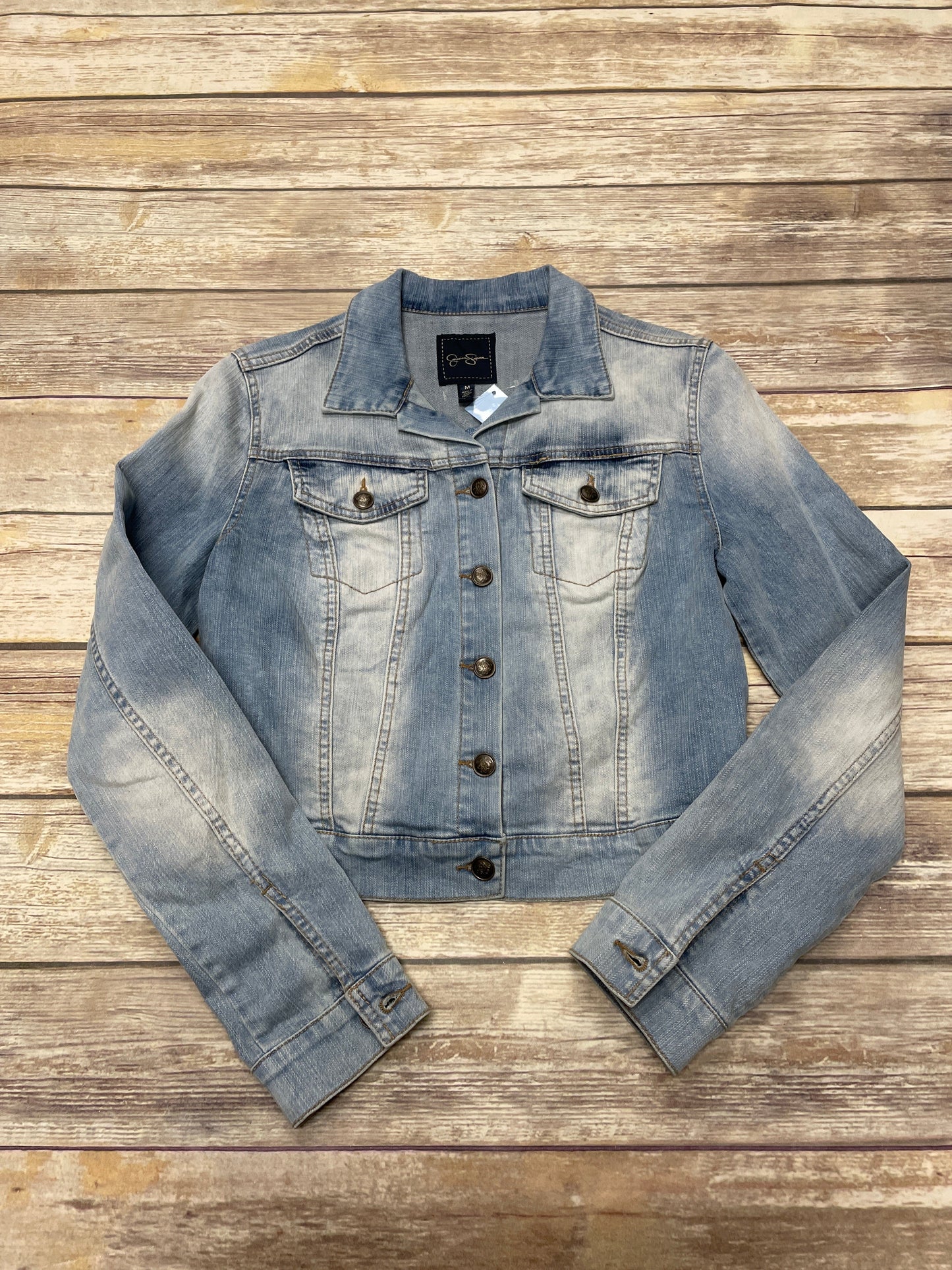 Jacket Denim By Jessica Simpson In Blue Denim, Size: M