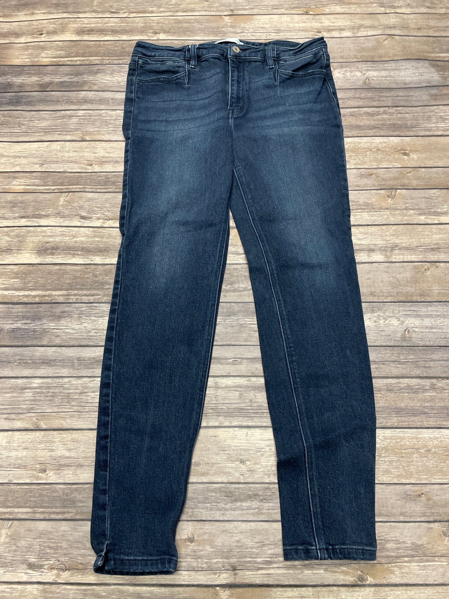 Jeans Skinny By Kancan In Blue Denim, Size: 12