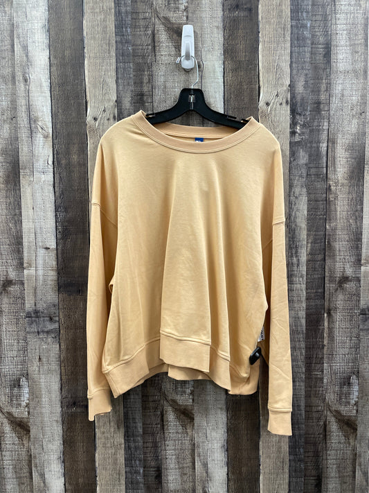 Sweatshirt Crewneck By Old Navy In Peach, Size: Xxl