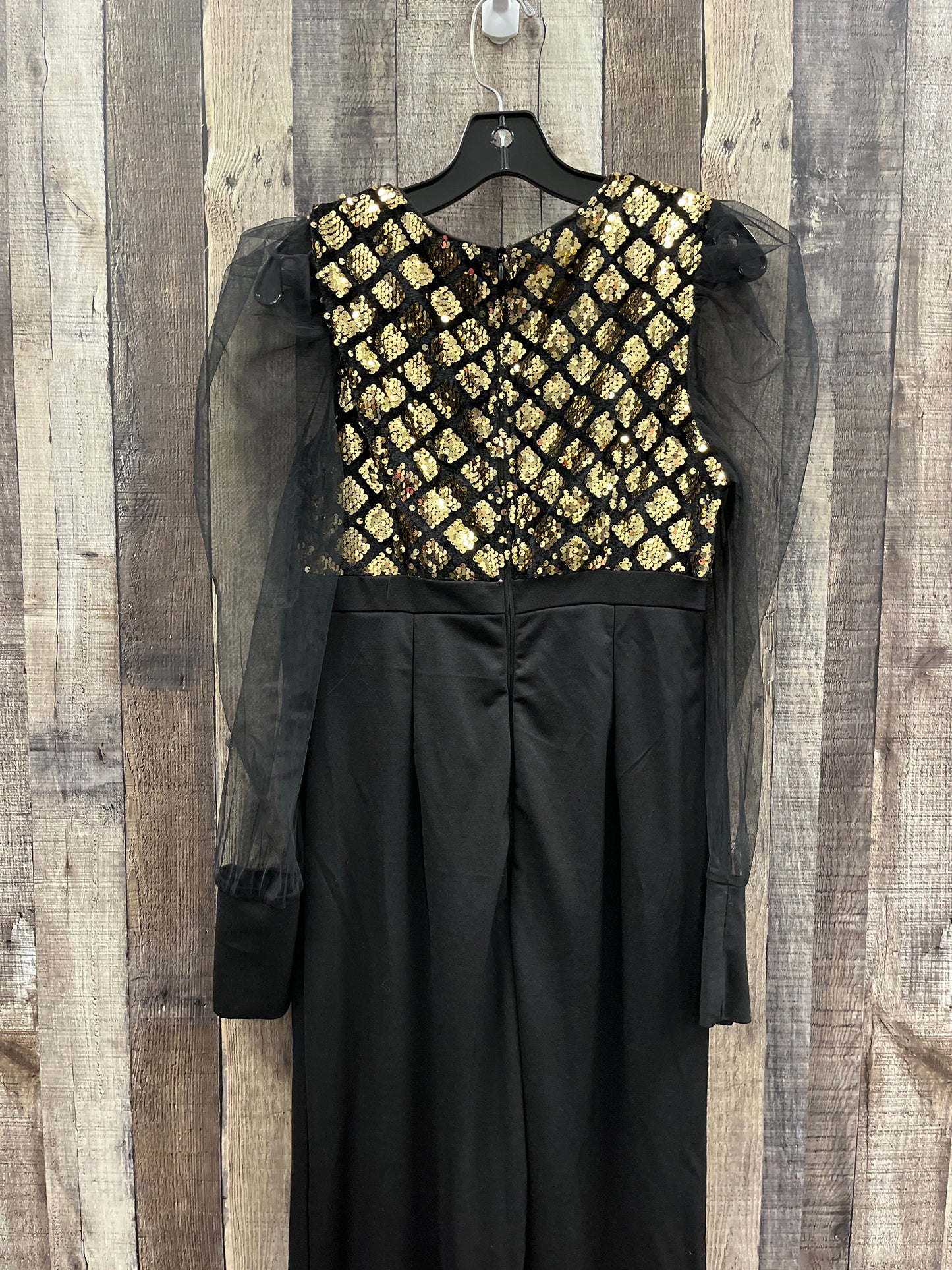 Jumpsuit By Shein In Black & Gold, Size: M