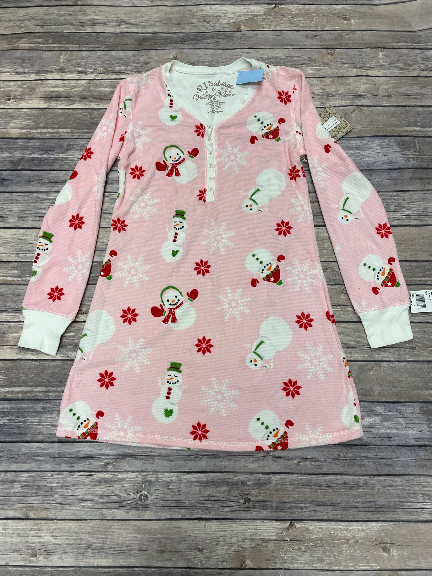 Pajamas 2pc By Cme In Pink, Size: L