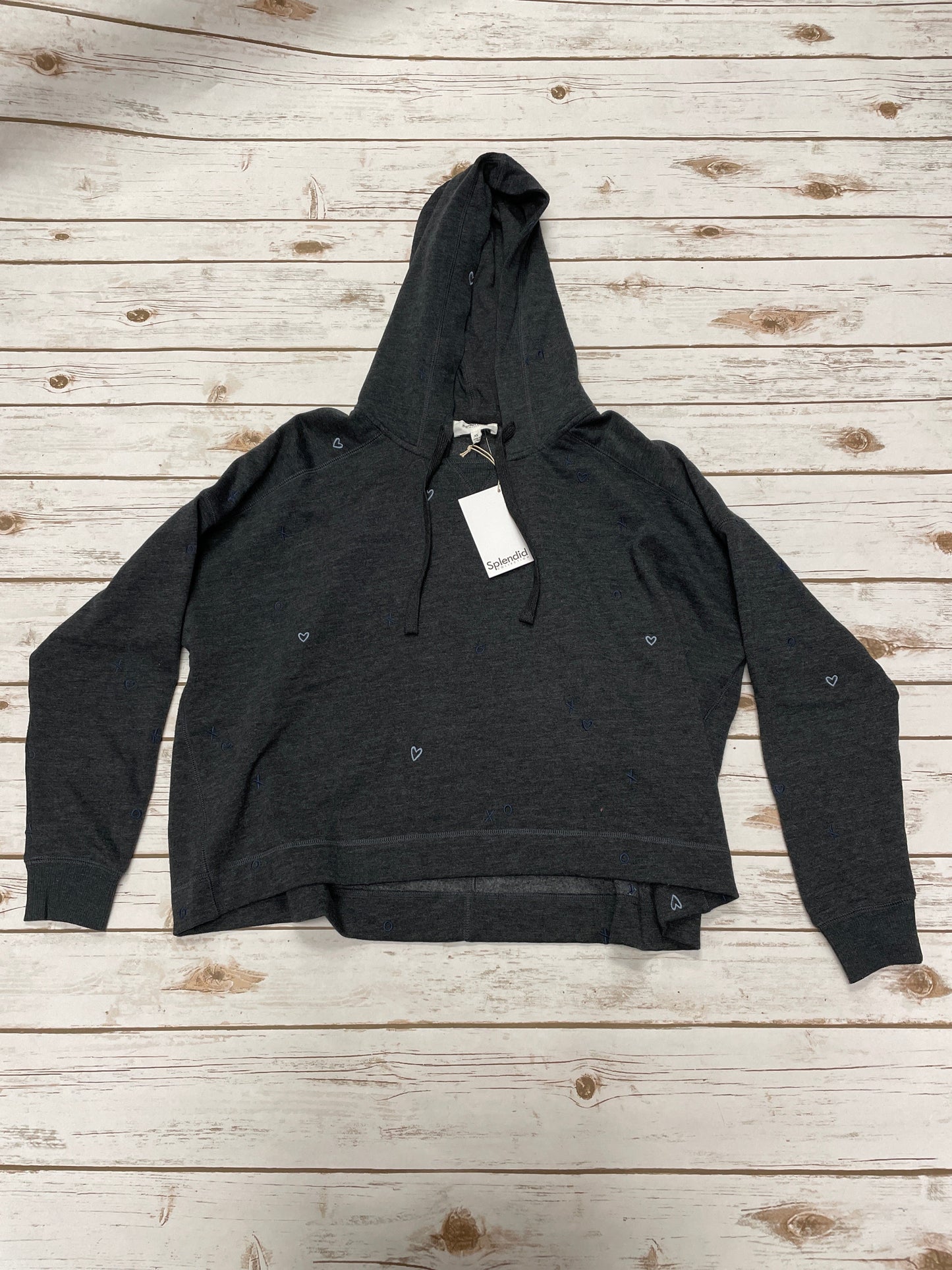 Sweatshirt Hoodie By Splendid In Black, Size: Xs