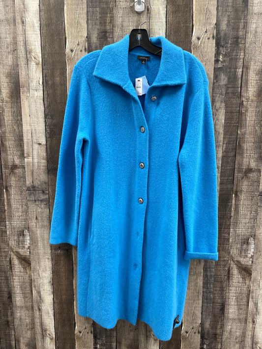 Coat Peacoat By Talbots In Blue, Size: M