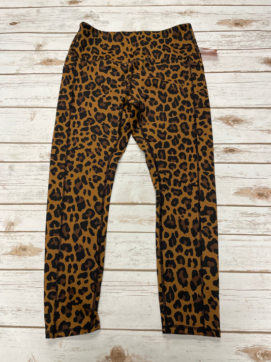 Athletic Leggings By Cme In Animal Print, Size: Xl