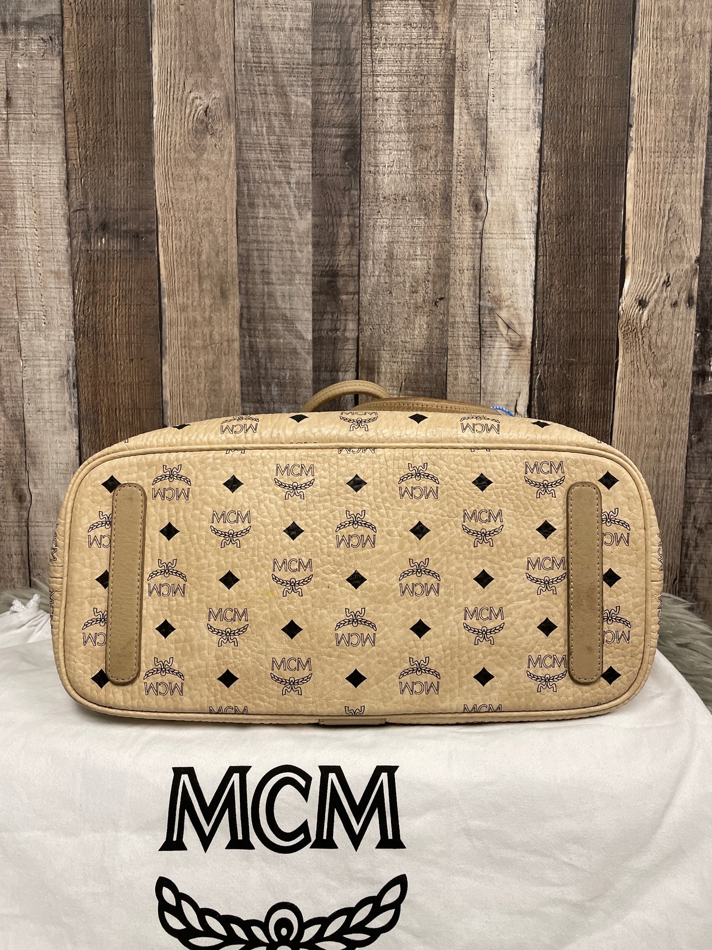 Tote Luxury Designer By Mcm, Size: Large