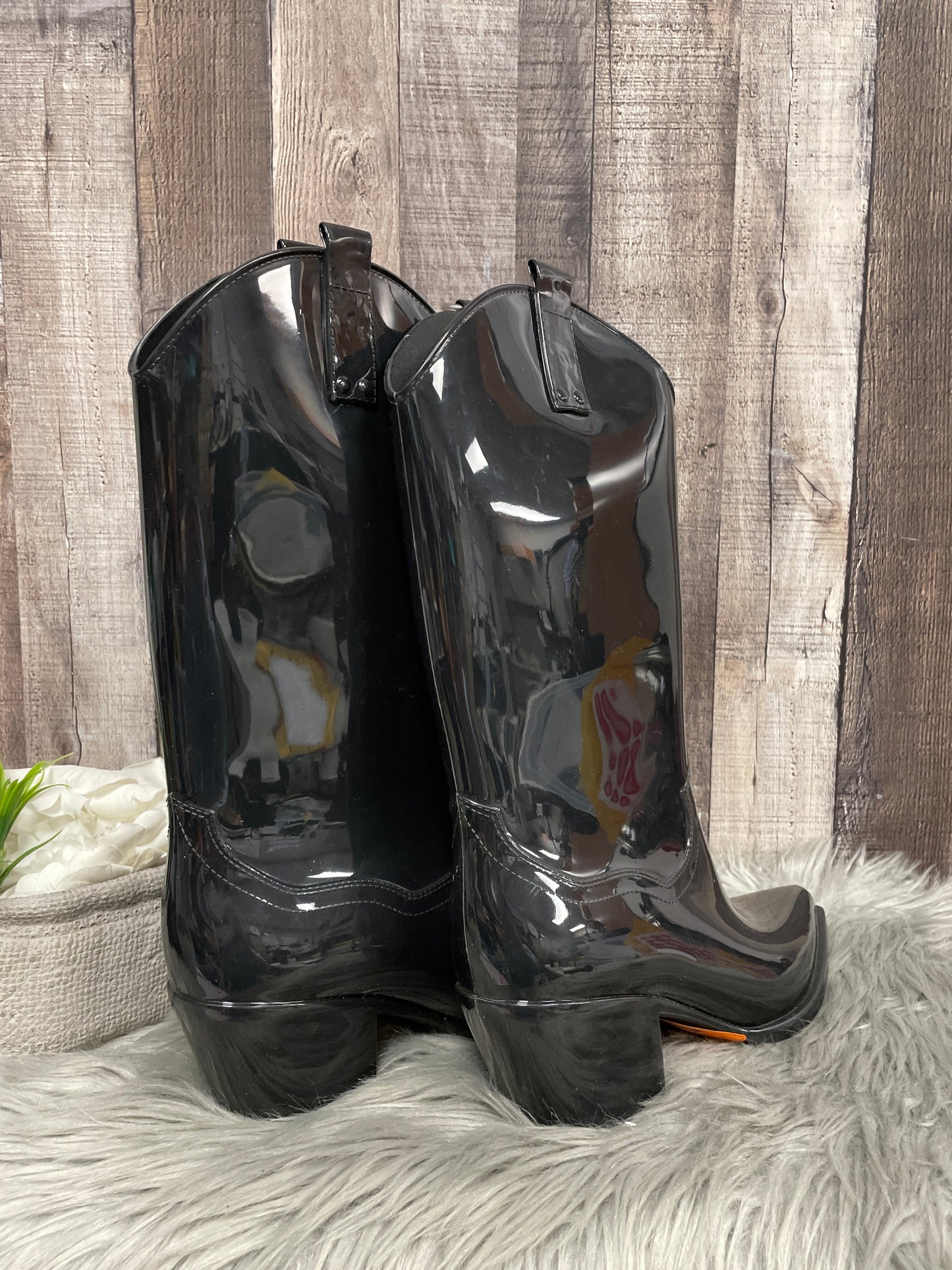 Boots Rain By Cme In Black, Size: 8
