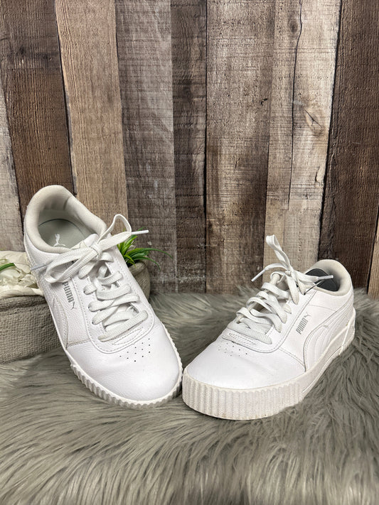 Shoes Athletic By Puma In White, Size: 8.5