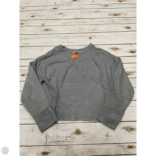 Top Long Sleeve By Cmf In Grey, Size: Xl