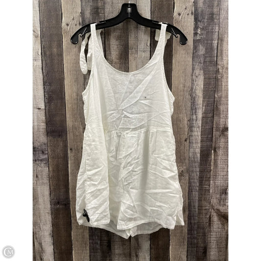 Romper By American Eagle In Ivory, Size: M