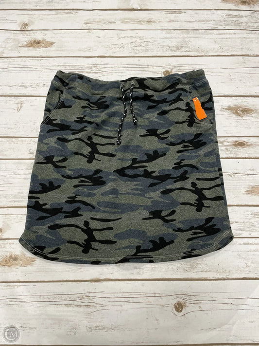 Skirt Mini & Short By Sundry In Camouflage Print, Size: M