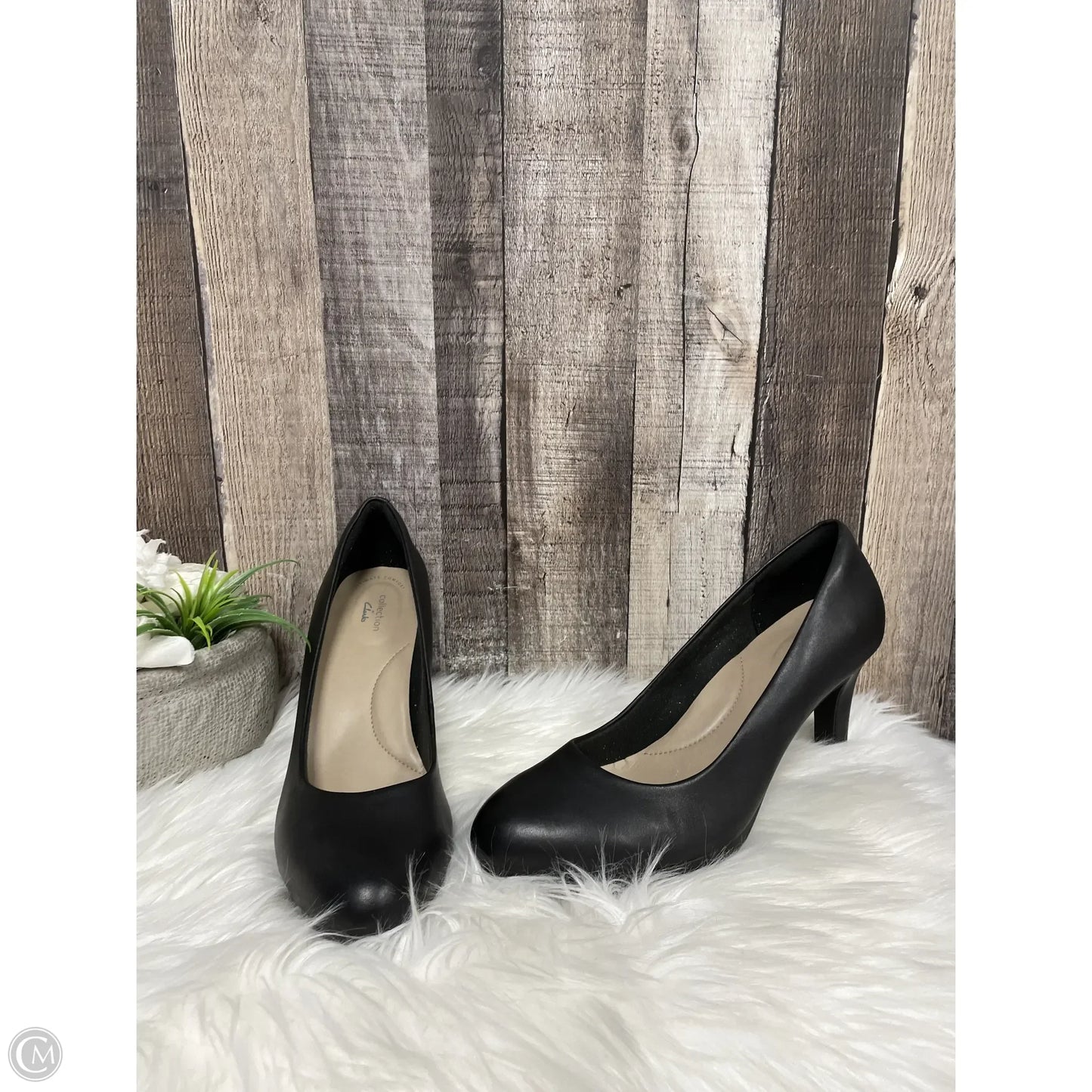 Shoes Heels Stiletto By Clarks In Black, Size: 11