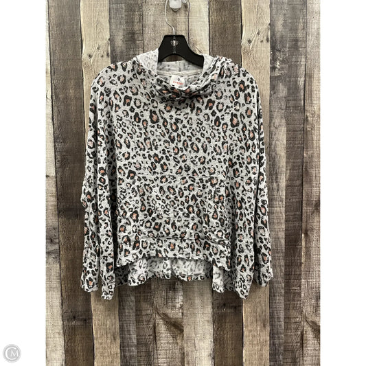 Top Long Sleeve By Sundry In Animal Print, Size: Xs