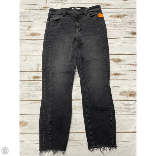 Jeans Skinny By Abercrombie And Fitch In Black Denim, Size: 8