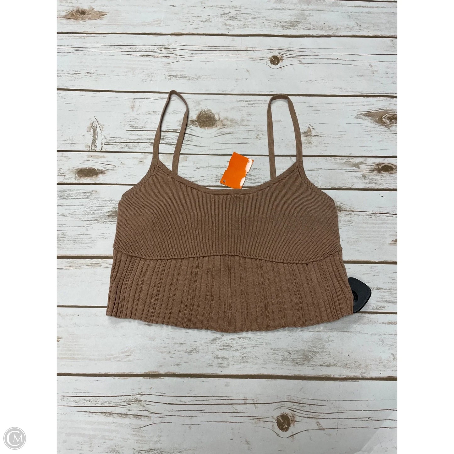 Top Sleeveless By La Hearts In Tan, Size: M