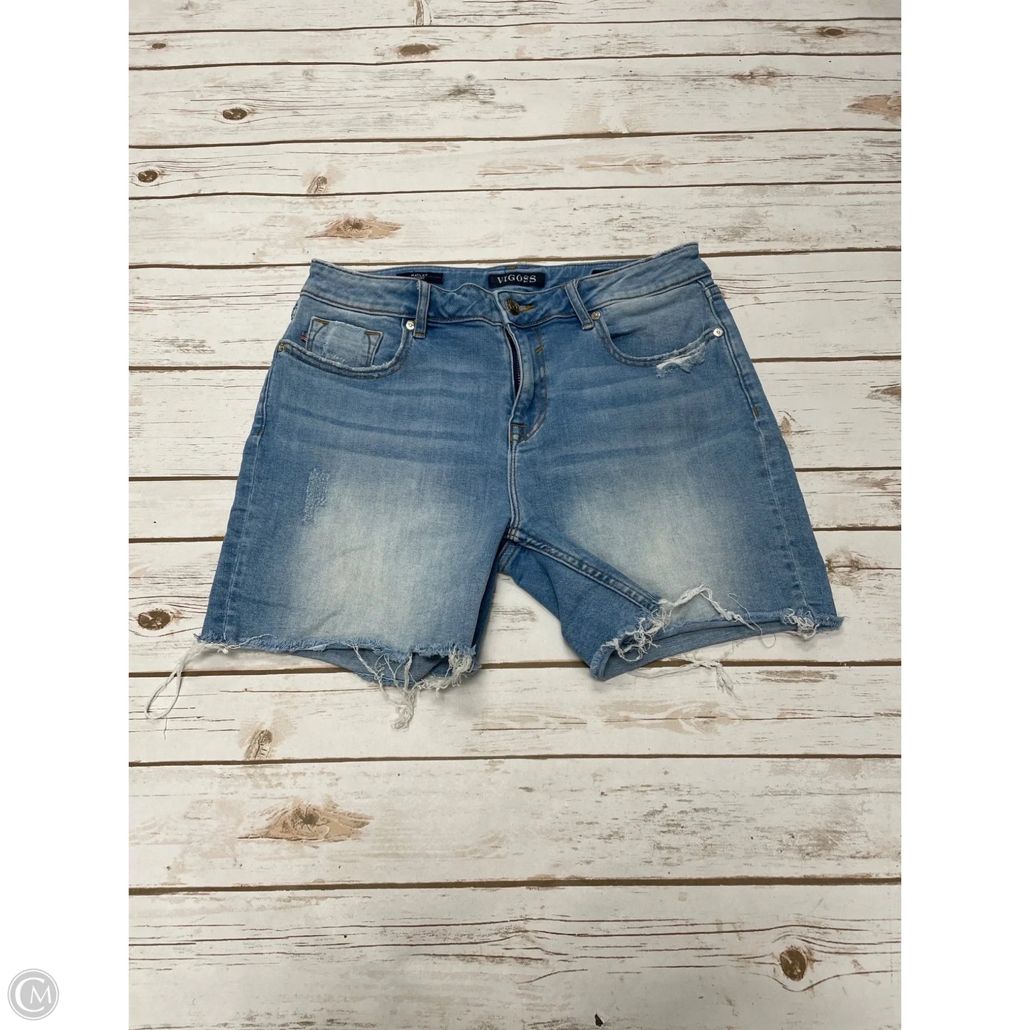 Shorts By Vigoss In Blue Denim, Size: 8