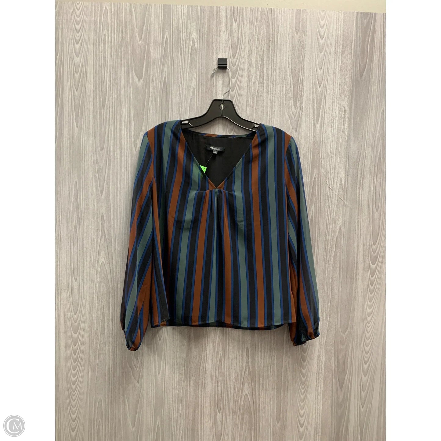 Top Long Sleeve By Madewell In Multi-colored, Size: S