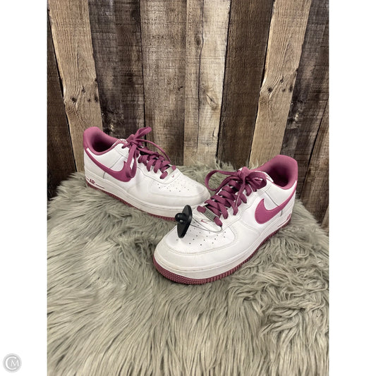 Shoes Athletic By Nike In Pink & White, Size: 9.5