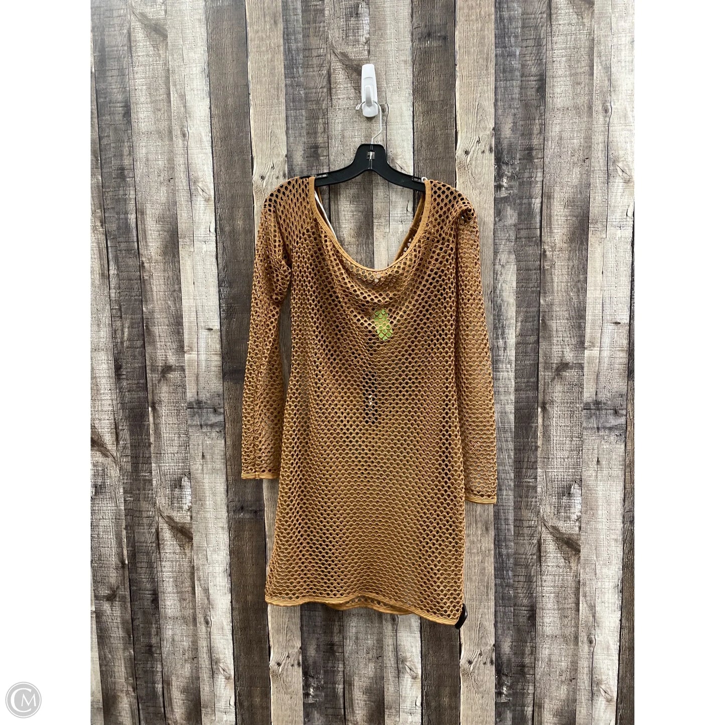 Swimwear Cover-up By Fashion Nova In Brown, Size: 1x