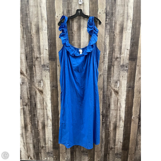 Dress Casual Maxi By H&m In Blue, Size: Xxl