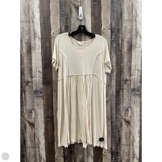 Dress Casual Midi By Umgee In Beige, Size: L