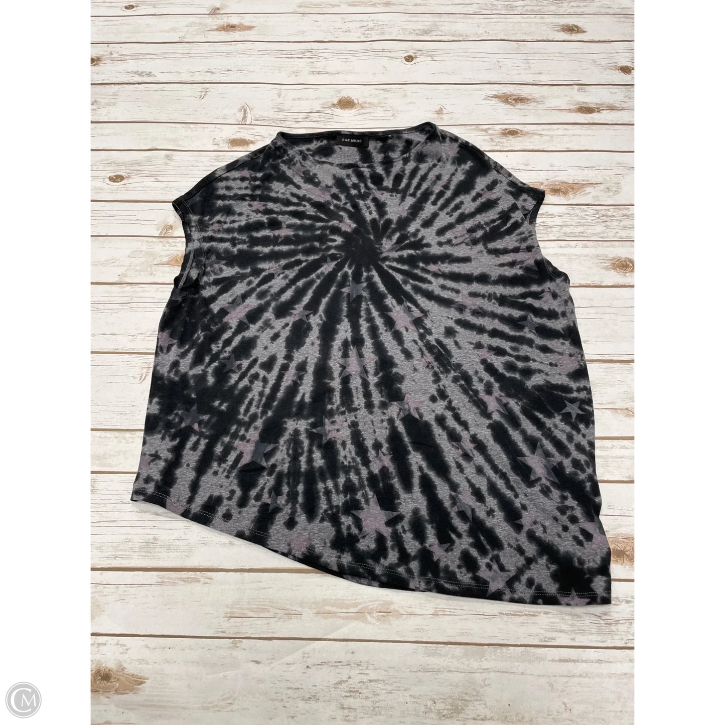 Top Sleeveless By Cme In Tie Dye Print, Size: S