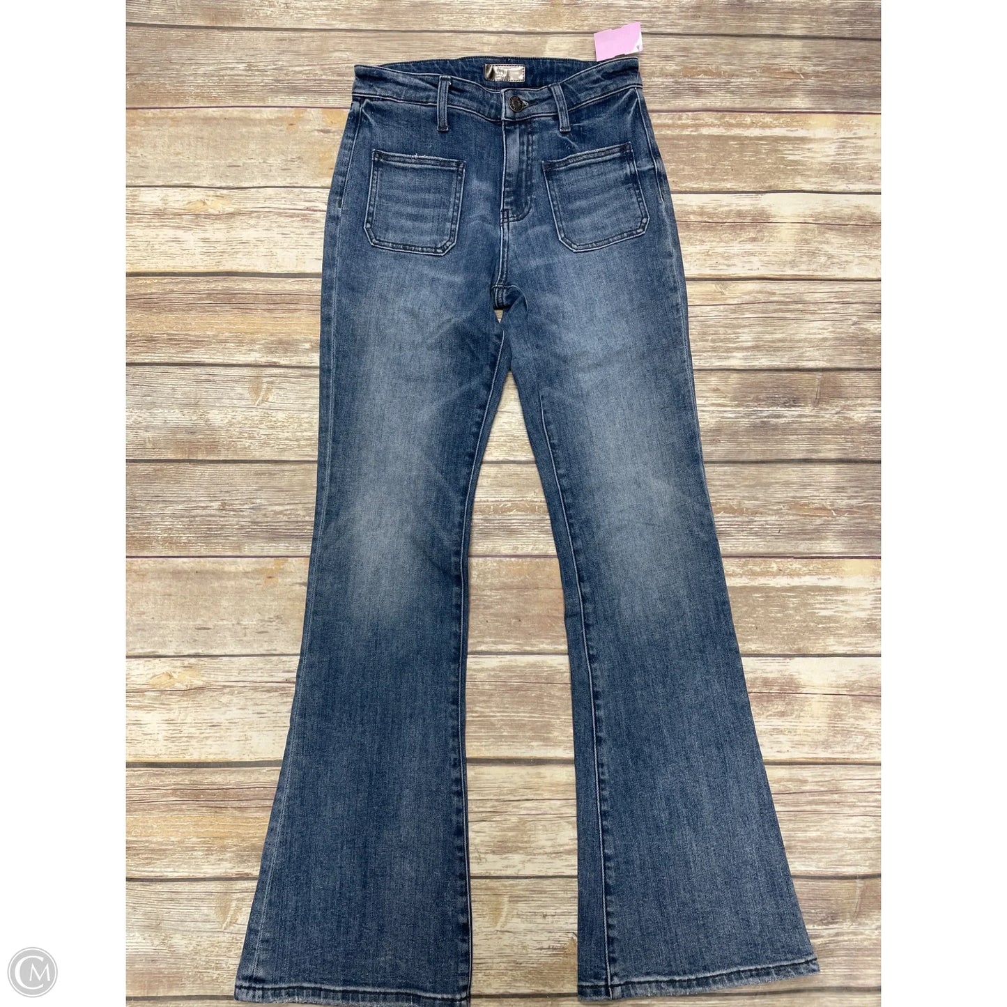 Jeans Flared By Kut In Blue Denim, Size: 2