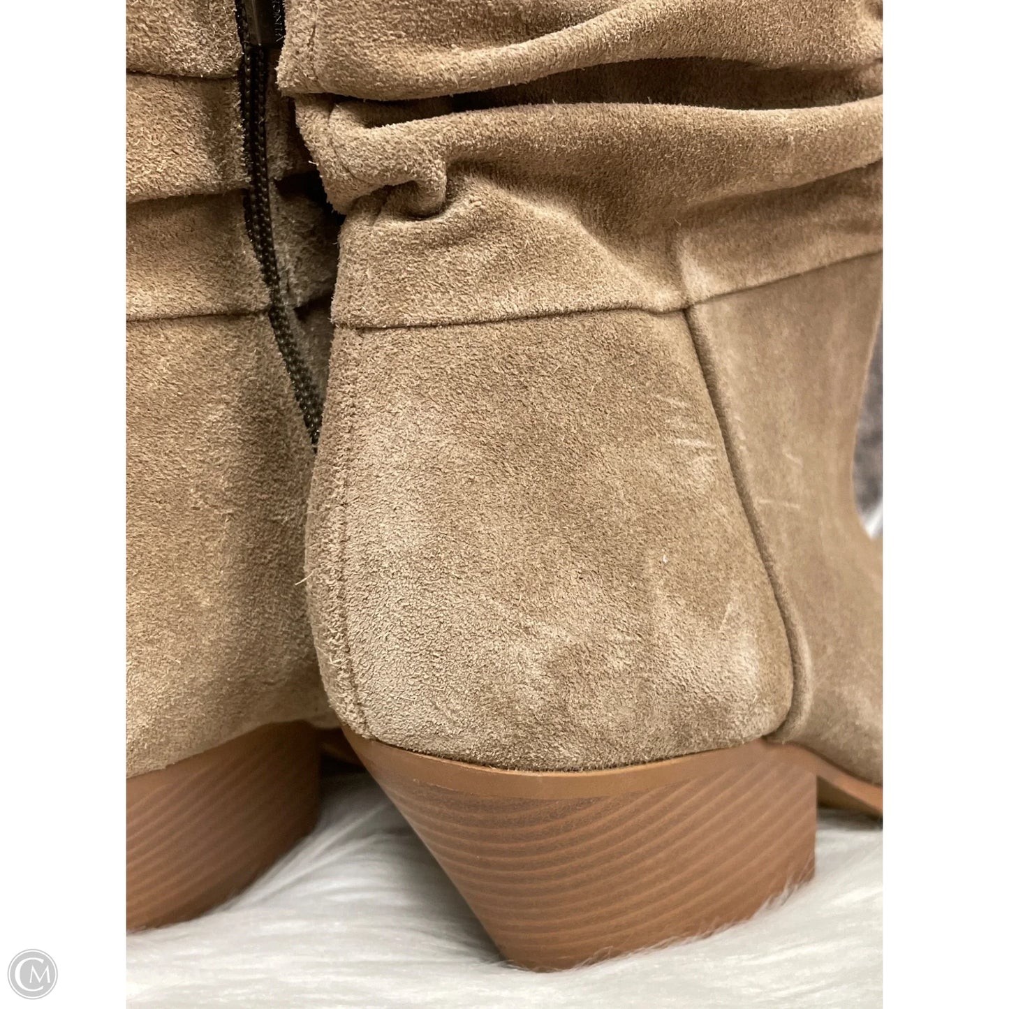 Boots Mid-calf Heels By Vince Camuto In Brown, Size: 7