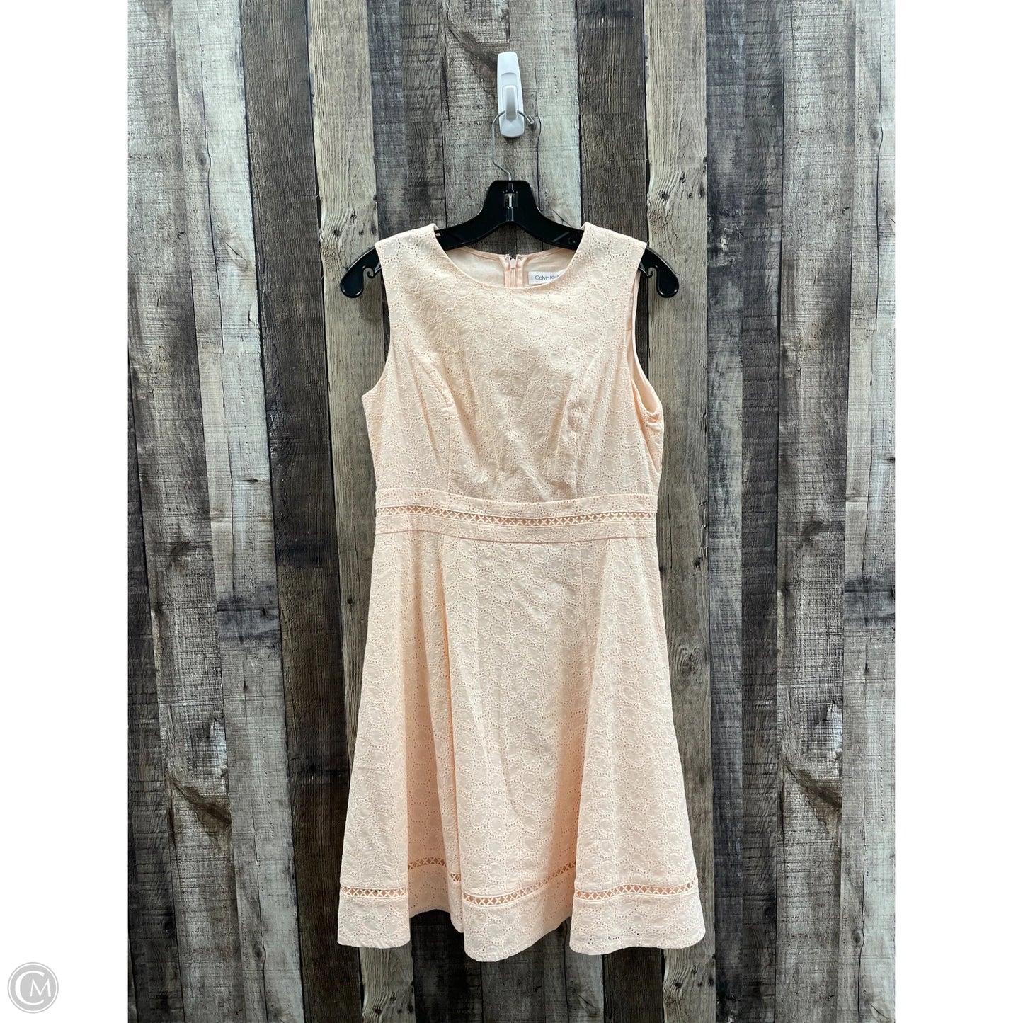 Dress Casual Short By Calvin Klein In Pink, Size: Mp