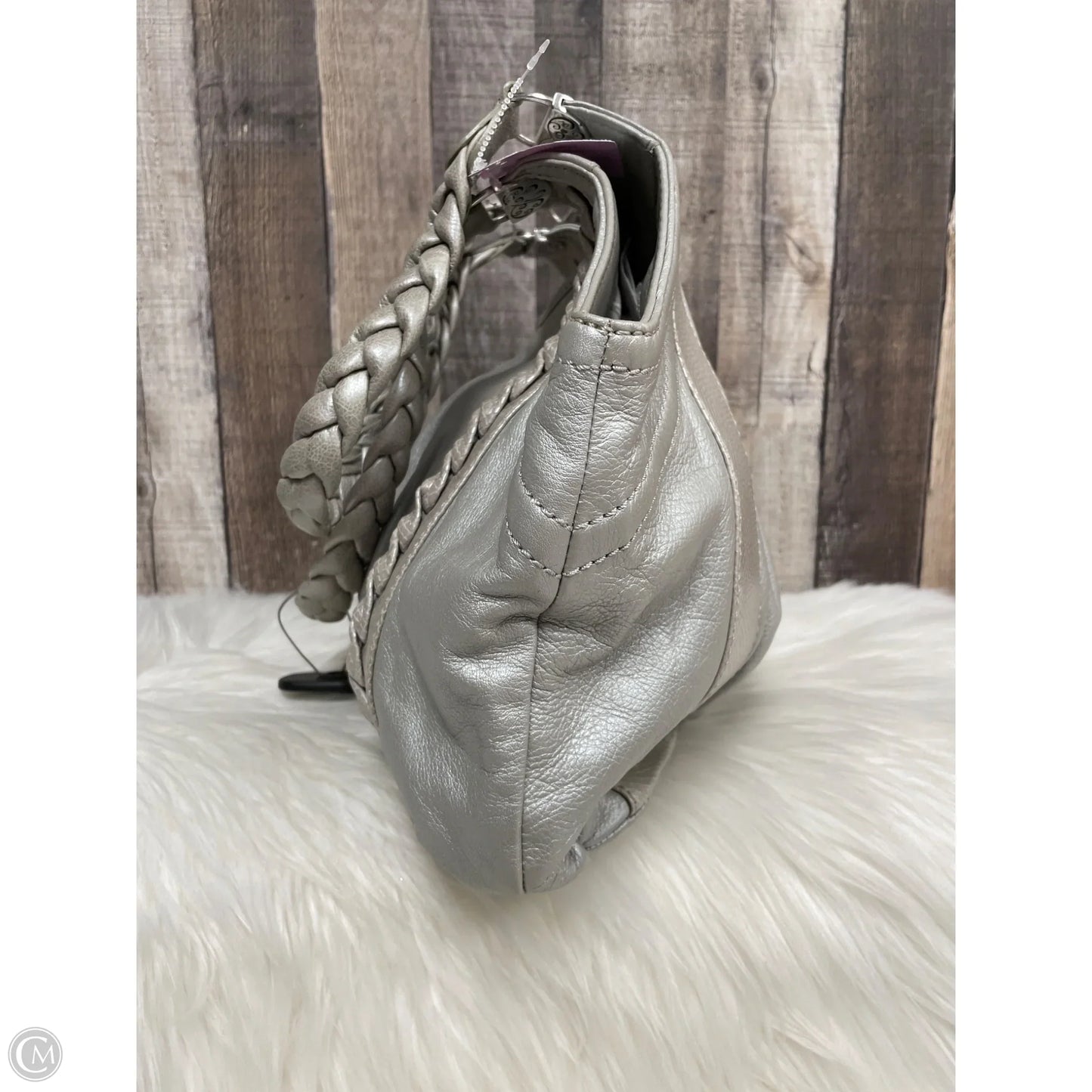 Handbag Leather By Brighton, Size: Medium