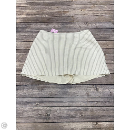 Skirt Mini & Short By Cme In Striped Pattern, Size: Xl