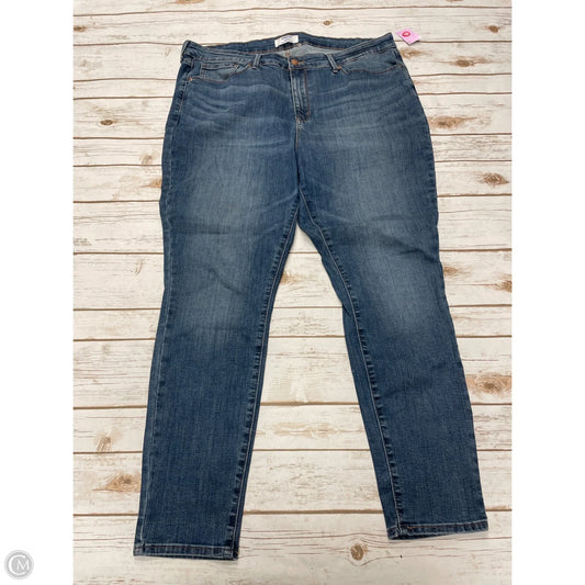 Jeans Skinny By Denizen By Levis In Blue Denim, Size: 18