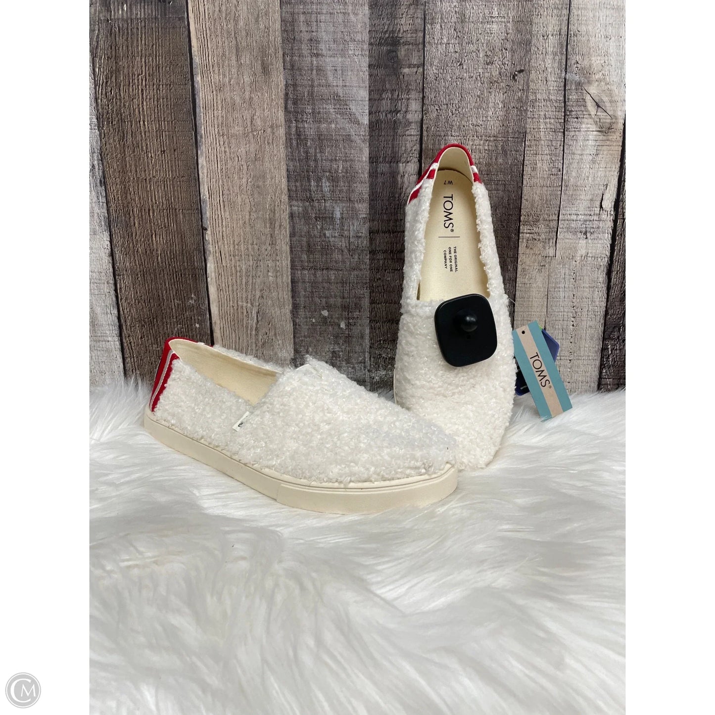 Shoes Flats By Toms In Ivory, Size: 7