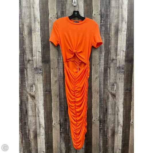 Dress Casual Maxi By Shein In Orange, Size: L
