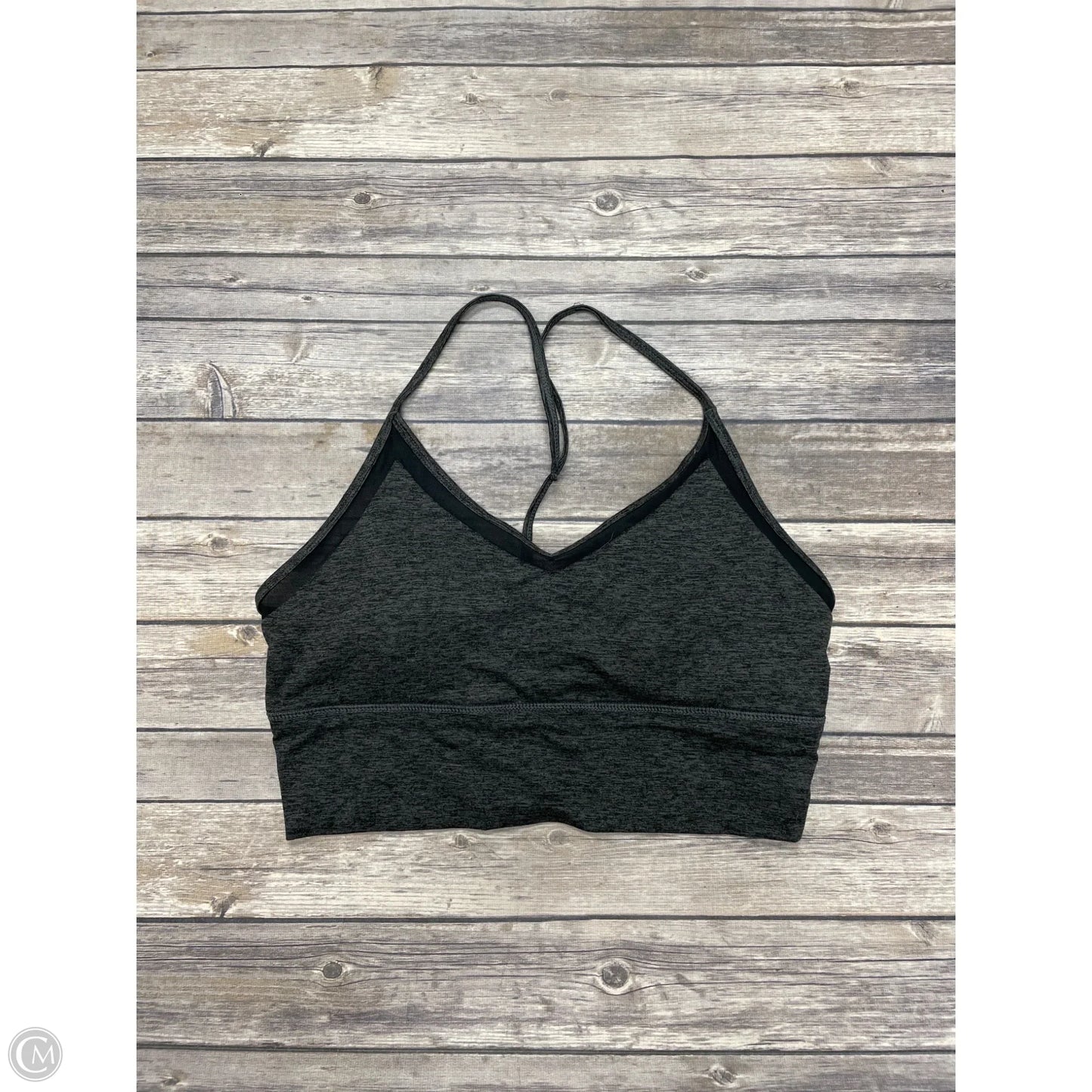 Athletic Bra By Gaiam In Grey, Size: L