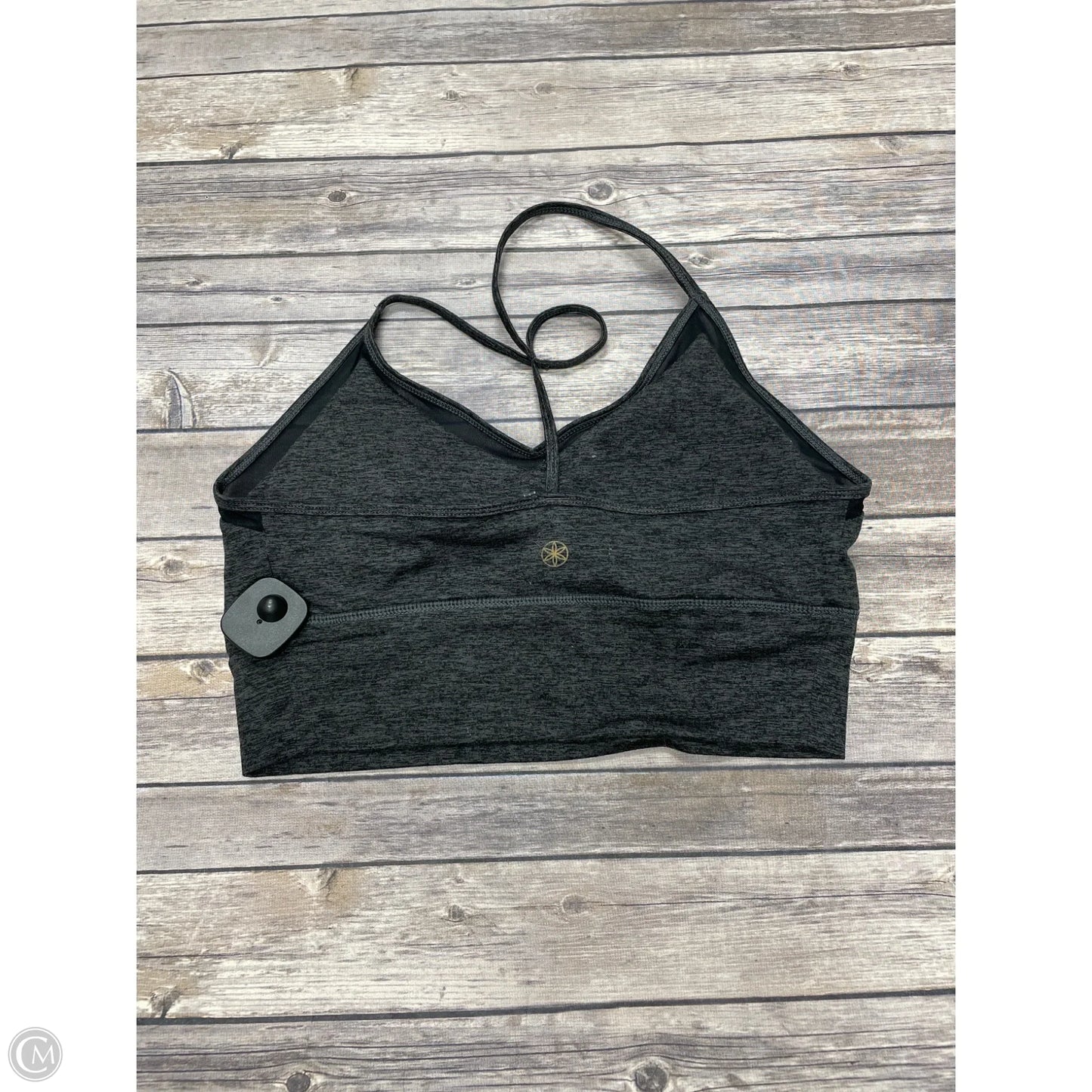 Athletic Bra By Gaiam In Grey, Size: L